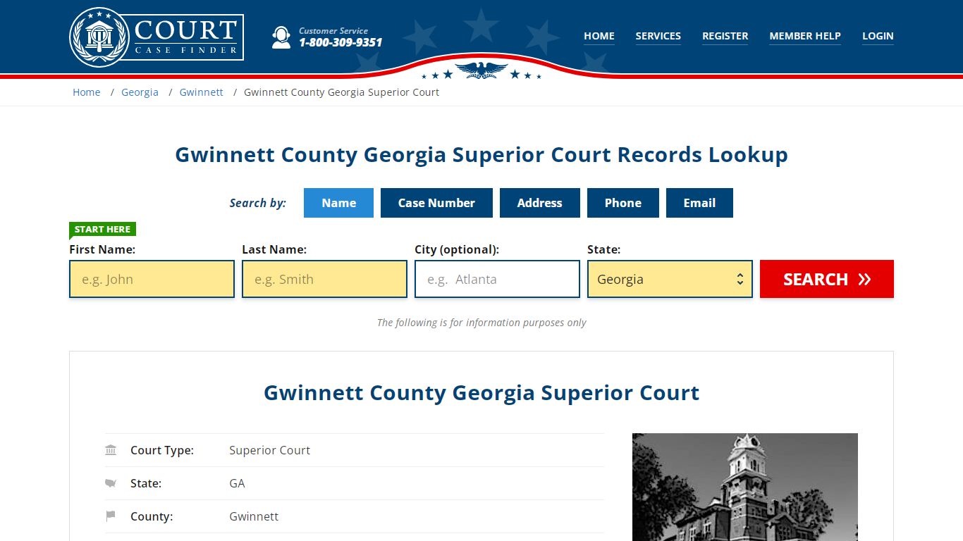 Gwinnett County Georgia Superior Court Records Lookup